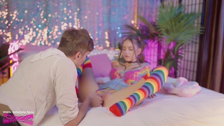 Watch SolaZola Exposes Stepbrother’s Nerd Dick
