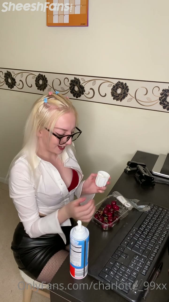 Watch Babychar Aka Charlotte 99Xx Secretary Squirting Pussy And Licking Em Off Onlyfans