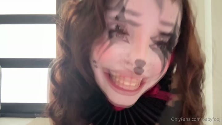 Watch Babyfooji Clown Girl Riding a Dildo
