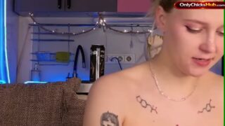 Foxunion – Blonde Big Tits Finger in Ass & Facial – Chaturbate Ticket Show