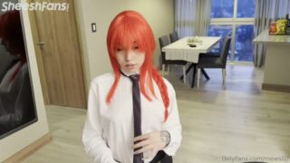 Mewslut Makima Cosplay Doggy Banged And Rides Dick Onlyfans