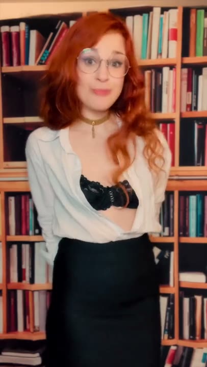 Watch Olive Wood Public Librarian Naked and Horny