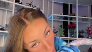 Anya Matusevich Masturbates In Her Zero Suit