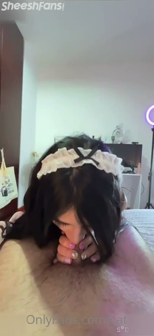 Watch Catsara Fucks In A Maid Uniform At Home