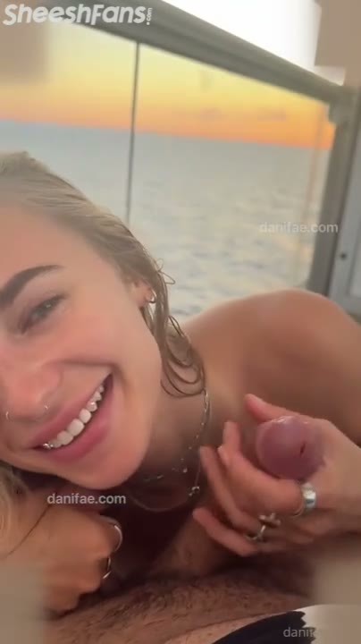 Watch DaniFae Rides Her Boyfriend’s Dick On A Yacht