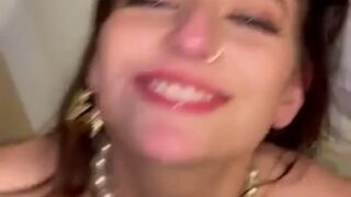 Lana Smalls Gags On A Thick Cock