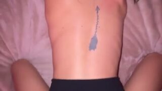 Rebeccalovexx Gets A Creampie In A Dimly Lit Banging Session