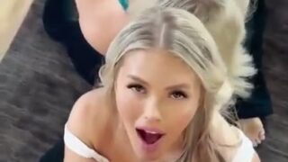 ScarlettKissesXO Teases Group Blowjob In Exclusive Leak