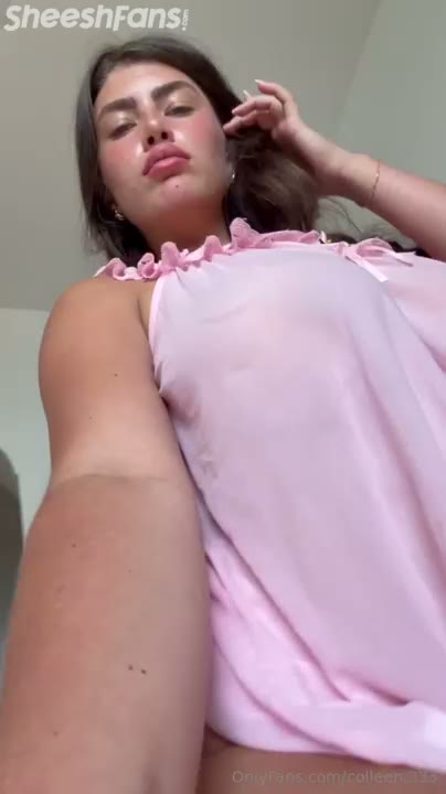 Watch Colleen Sheehan Seethrough Nude Nipples Squeezing In Pink Nigh Dress And Humps On Bed