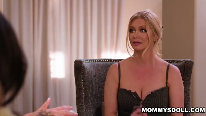Watch Stepmom Elizabeth and Stepdaughter Megans Therapy Session Turns Into Hot Threesome With Therapist