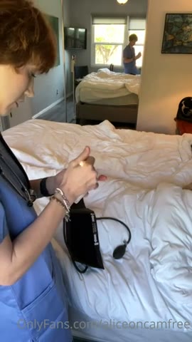 Watch The Sexy Doctor AliceOnCam Is Taking Care Of My Erect Penis